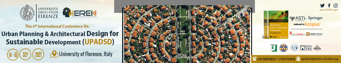 Urban Planning & Architectural Design for Sustainable Development (UPADSD) – 6th Edition