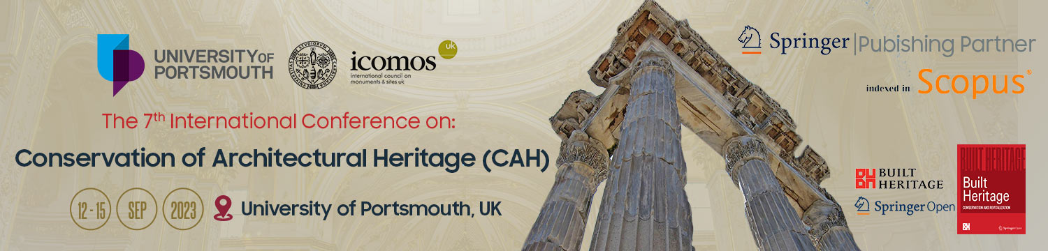 Conservation of Architectural Heritage (CAH) – 7th Edition