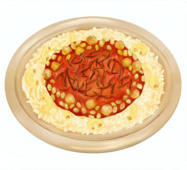 Koshari national dish 