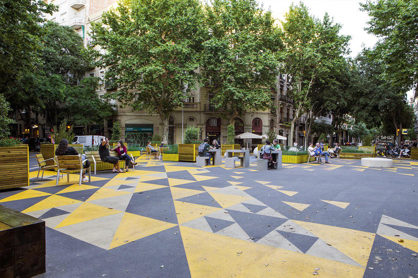 Barcelona superblocks project.