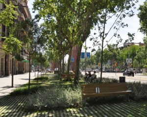 green corridors, Barcelona